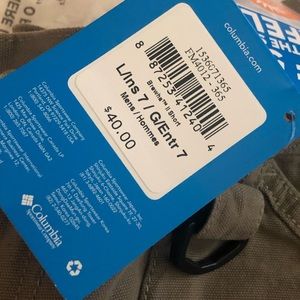 NWT Men’s Columbia Omni-Shade PFG shorts